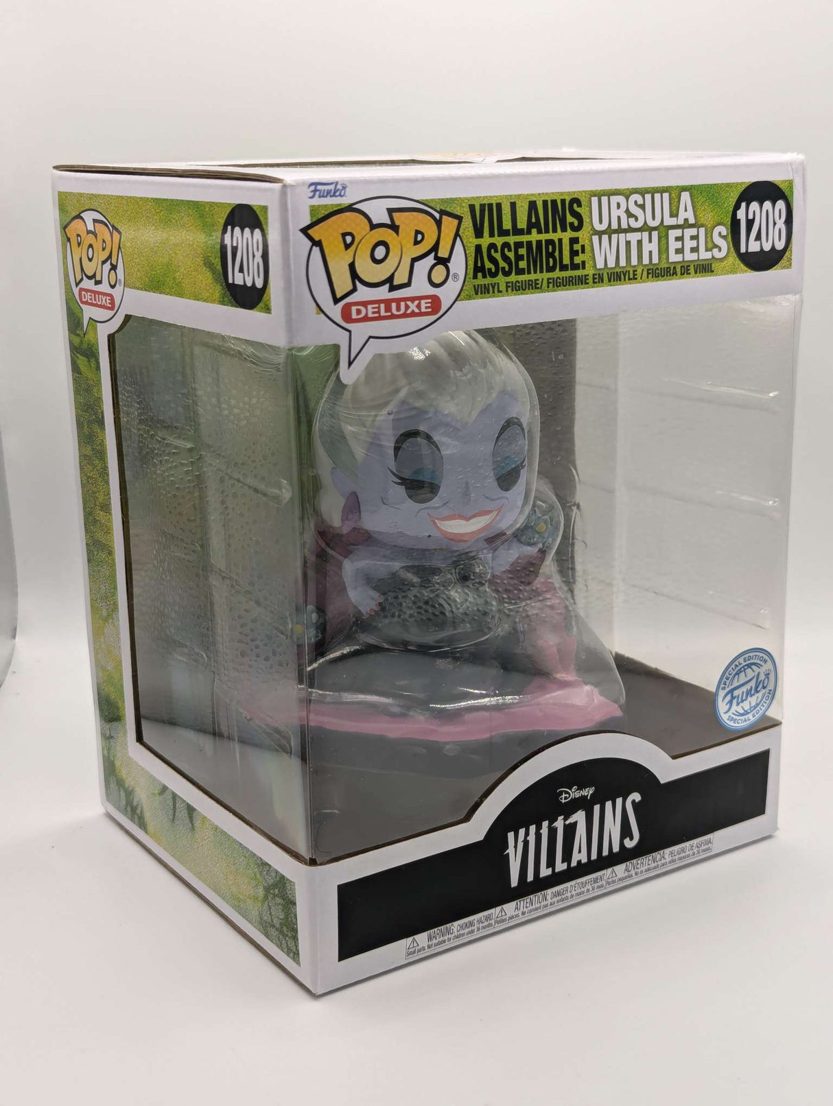 Damaged Box | Ursula with Eels | Disney Villains Assemble | Funko Pop Deluxe #1208