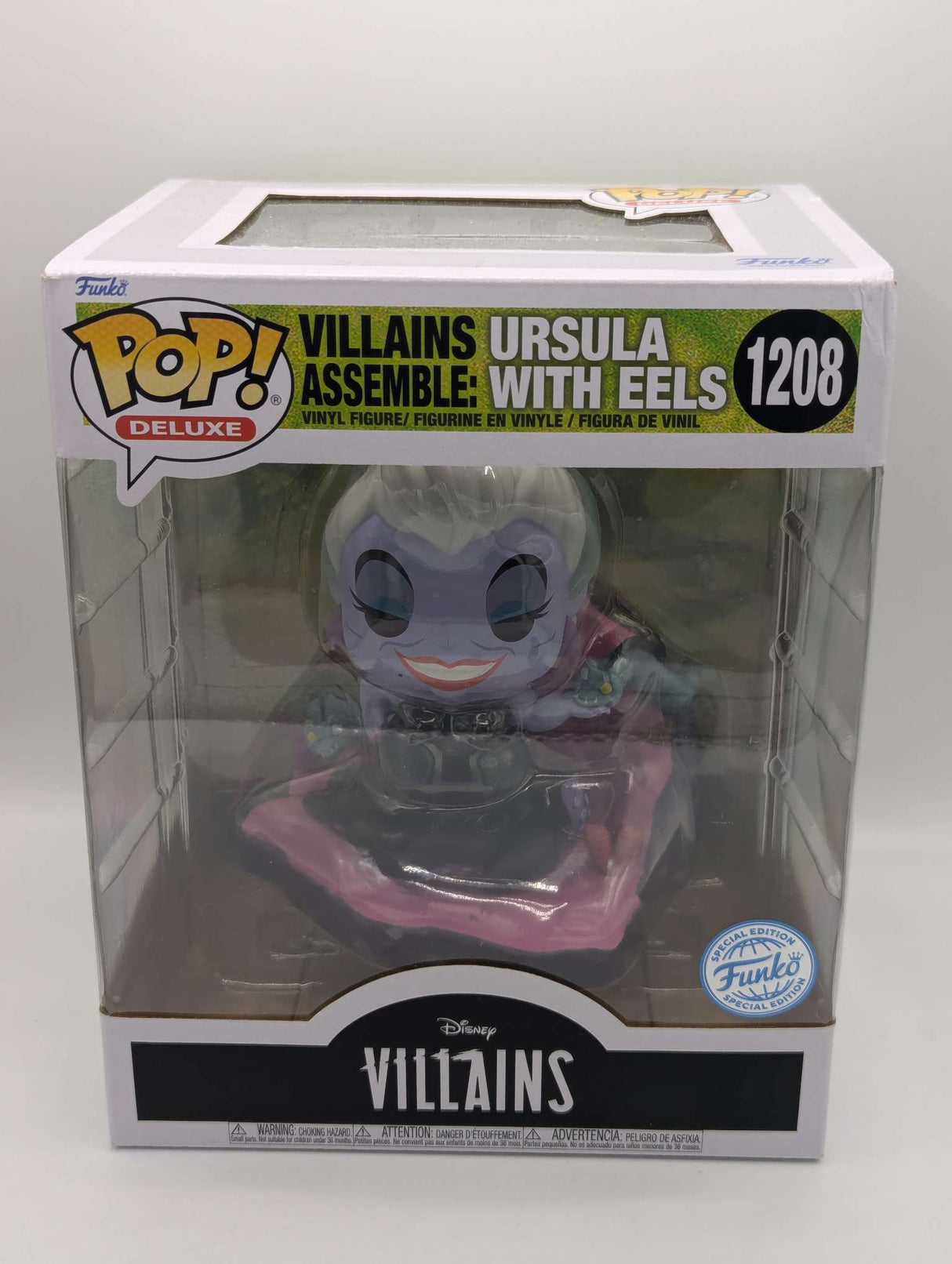 Damaged Box | Ursula with Eels | Disney Villains Assemble | Funko Pop Deluxe #1208