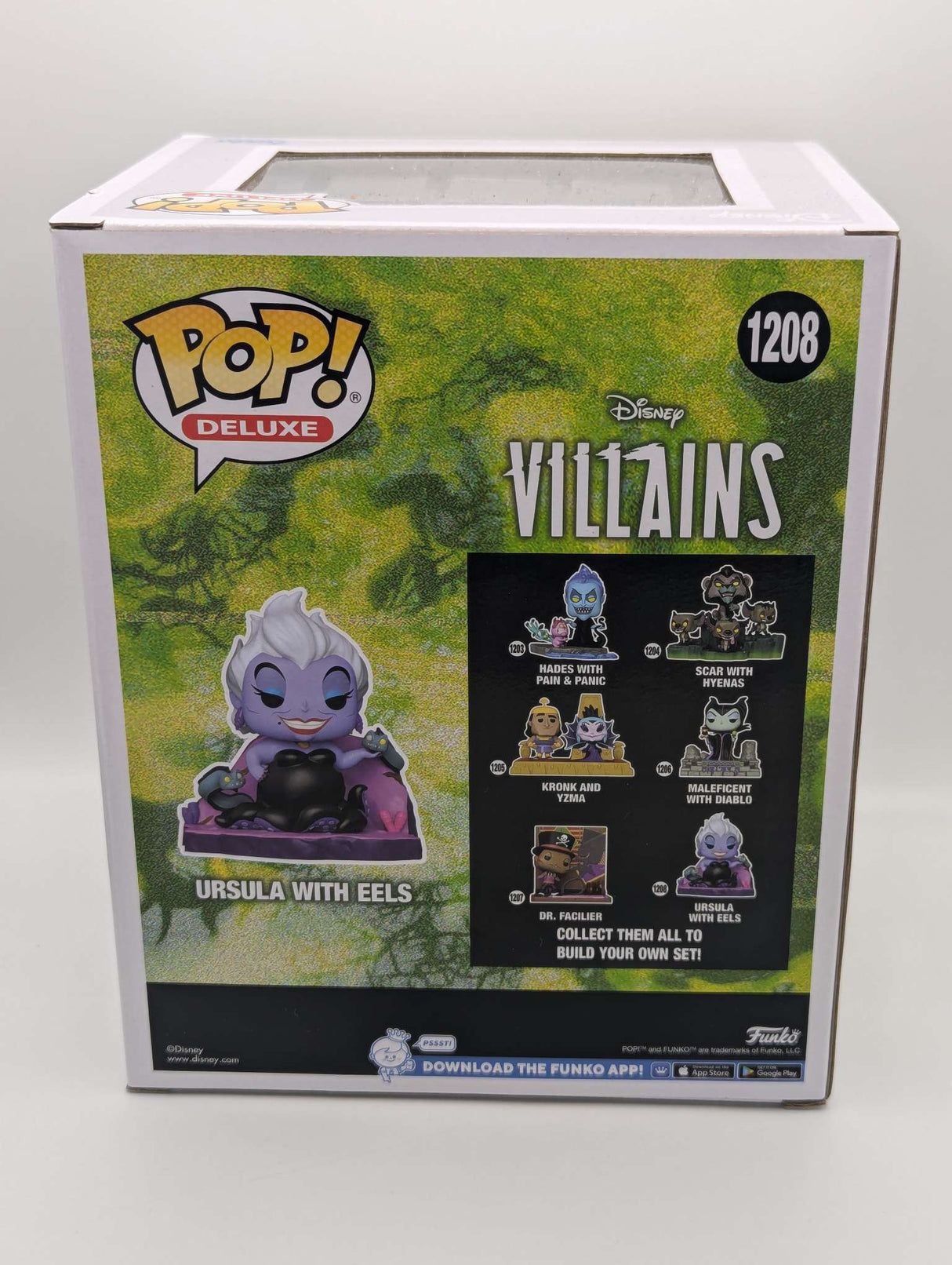 Damaged Box | Ursula with Eels | Disney Villains Assemble | Funko Pop Deluxe #1208