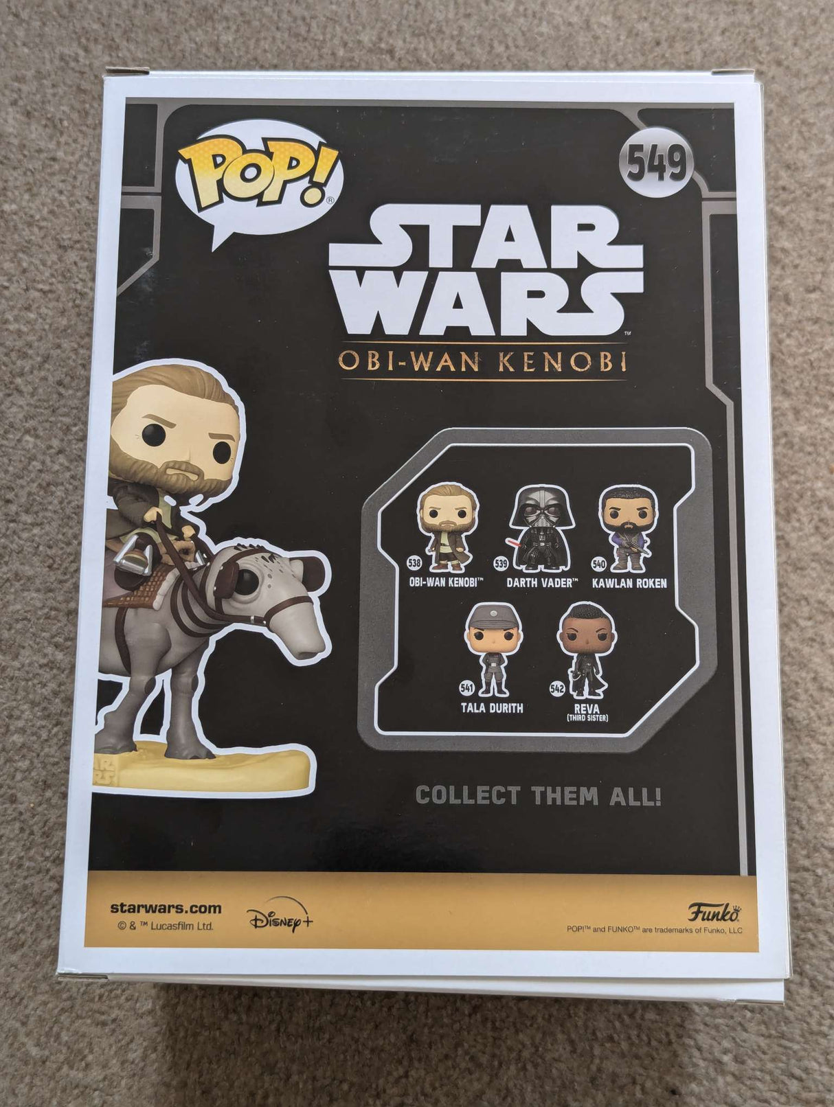 Damaged Box | Ben Kenobi on Eopie | Funko Pop Star Wars | Obi-Wan Kenobi #549