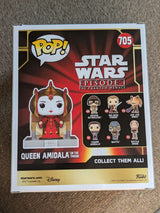 Damaged Box | Queen Amidala on Throne | Funko Pop Star Wars | Episode 1 The Phantom Menace #705