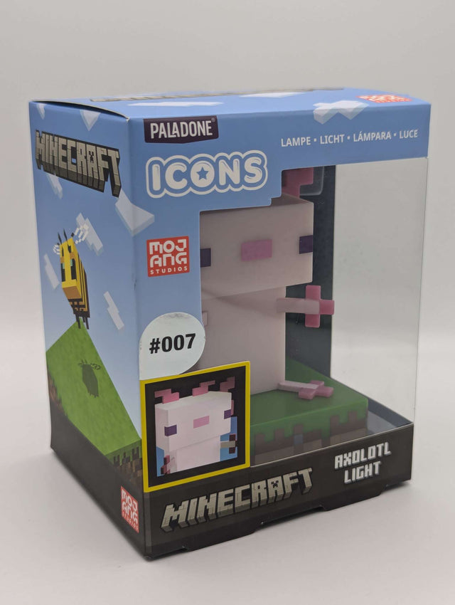 Paladone Minecraft | Axolotl Icon Light | Officially Licensed