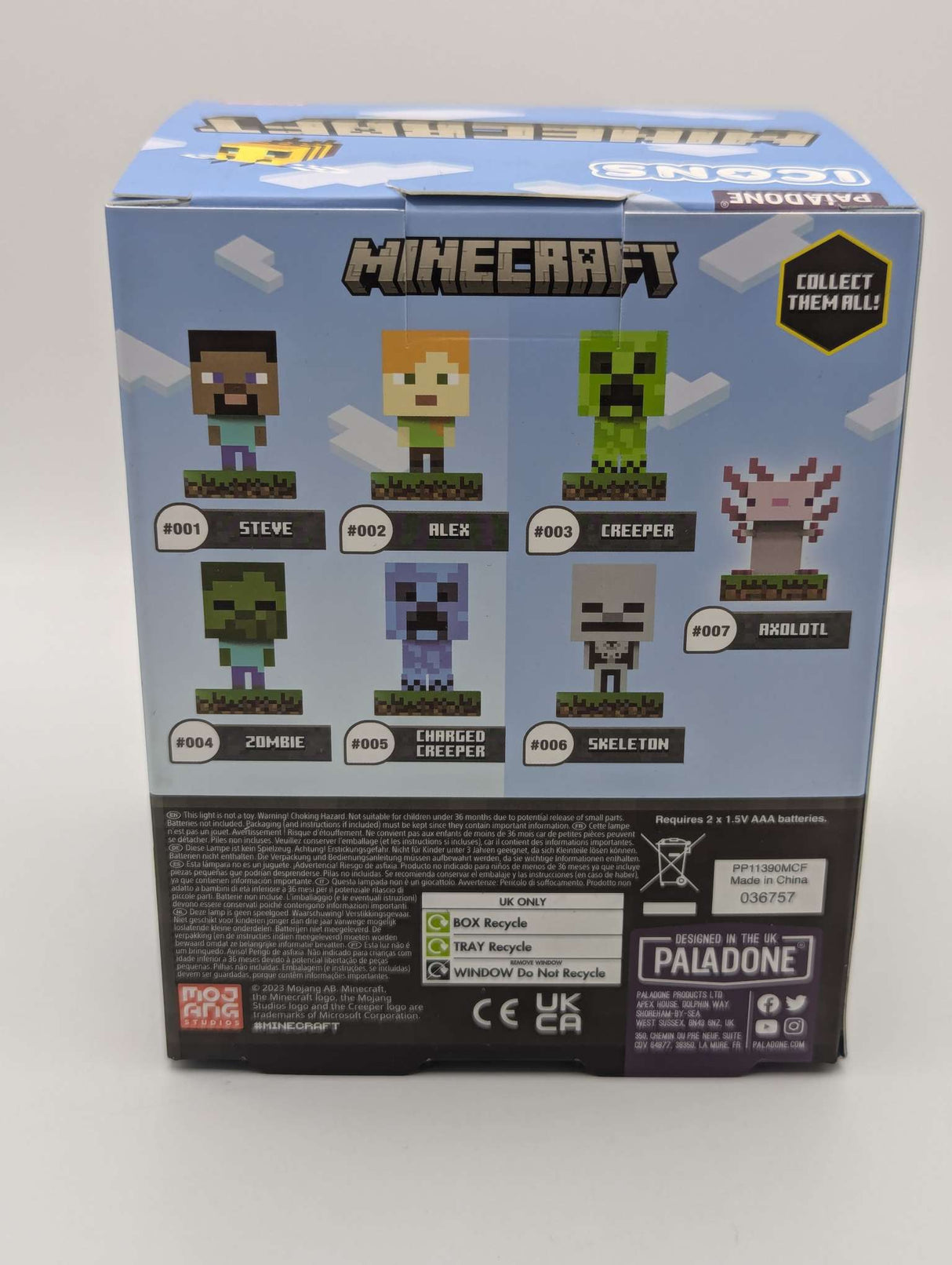 Paladone Minecraft | Axolotl Icon Light | Officially Licensed