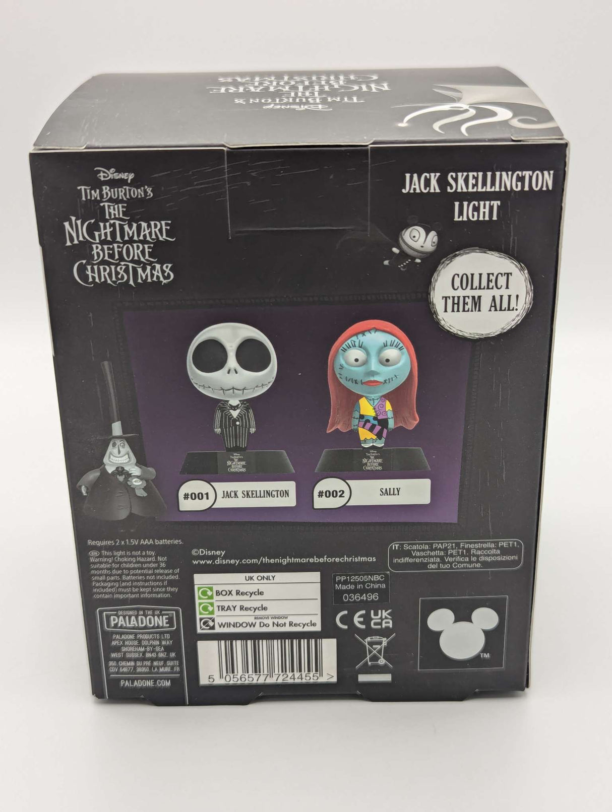 Paladone Nightmare Before Christmas | Jack Skellington Icon Light | Officially Licensed