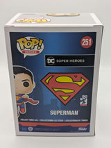 Damaged Box | Superman Flying (80th Anniversary) | Funko Pop Heroes | #251