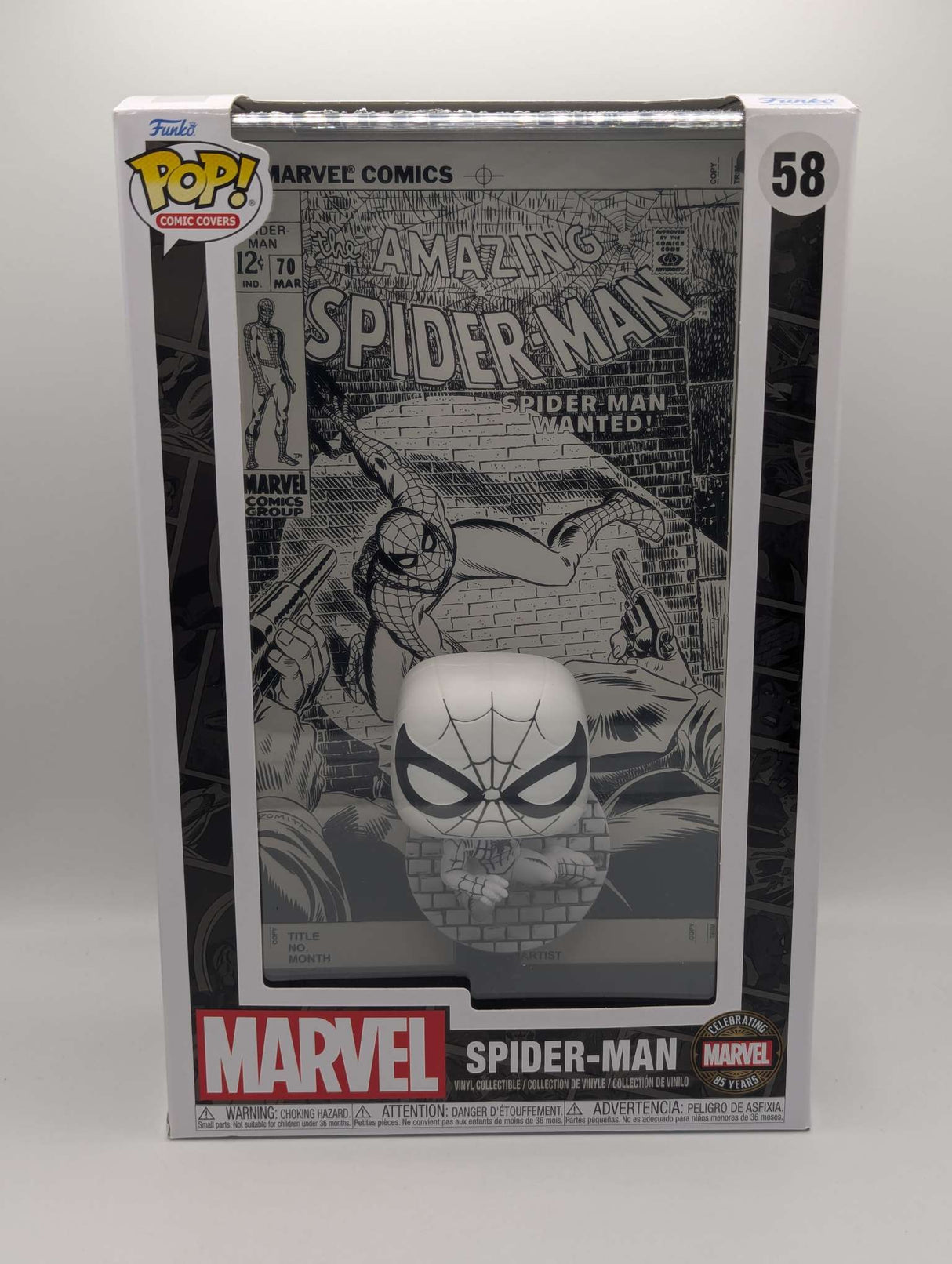 Funko Pop Comic Covers | Marvel | The Amazing Spider-Man | B&W #58