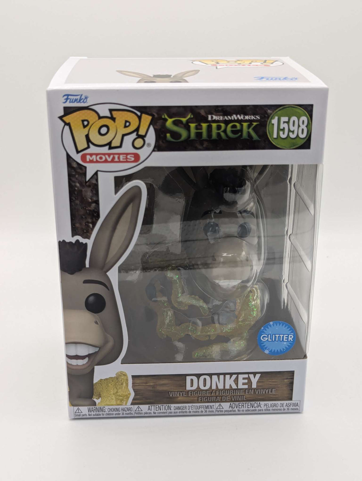 Donkey | Shrek | Funko Movies | #1598 | Glitter