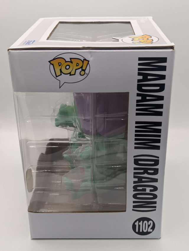 Damaged Box | Funko Pop Disney | The Sword in the Stone | Madam Mim (Dragon Sick) #1102 6 inch | Chase