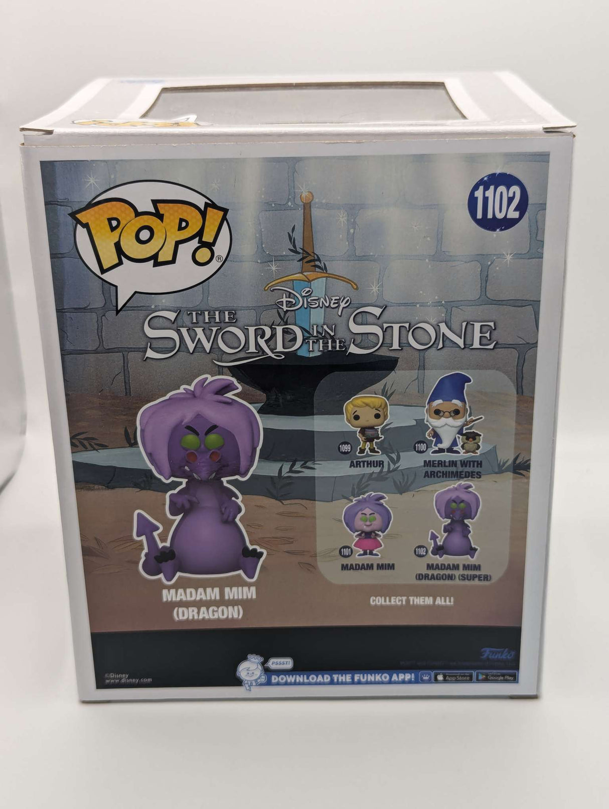 Funko Pop Disney | The Sword in the Stone | Madam Mim (Dragon) #1102 6 inch