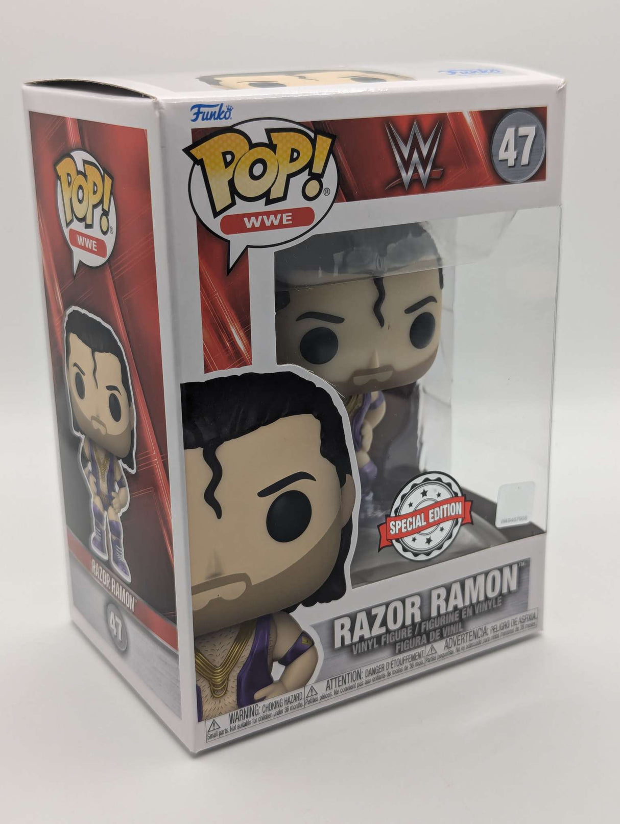 Damaged Box | Razor Ramon (Purple Metallic) | Funko Pop WWE #47