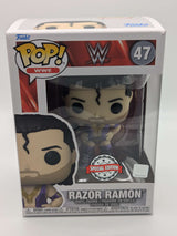 Damaged Box | Razor Ramon (Purple Metallic) | Funko Pop WWE #47