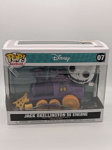 Box Damaged | Jack Skellington in Engine | Funko Pop Trains | Disney Nightmare Before Christmas #07