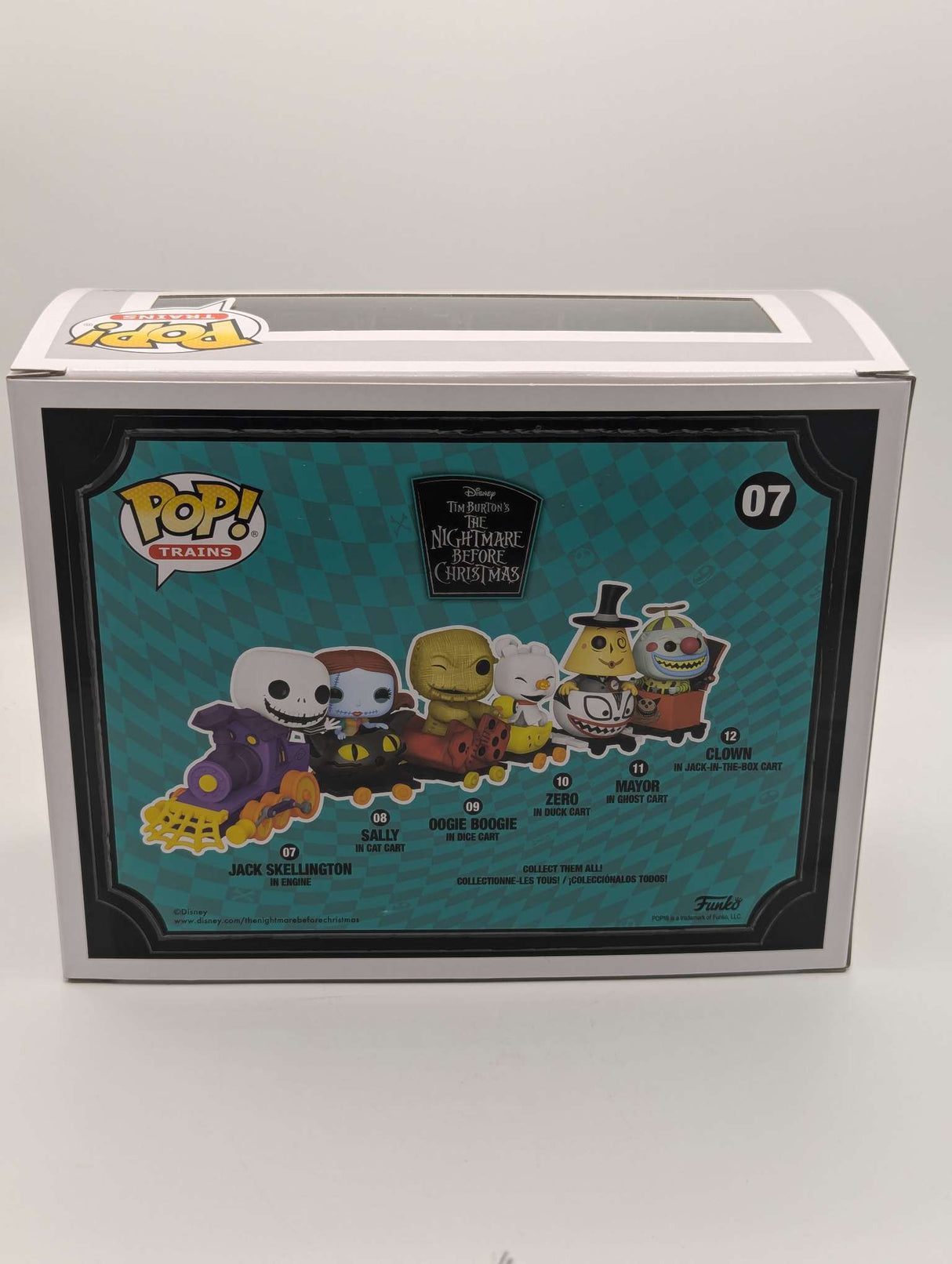 Box Damaged | Jack Skellington in Engine | Funko Pop Trains | Disney Nightmare Before Christmas #07