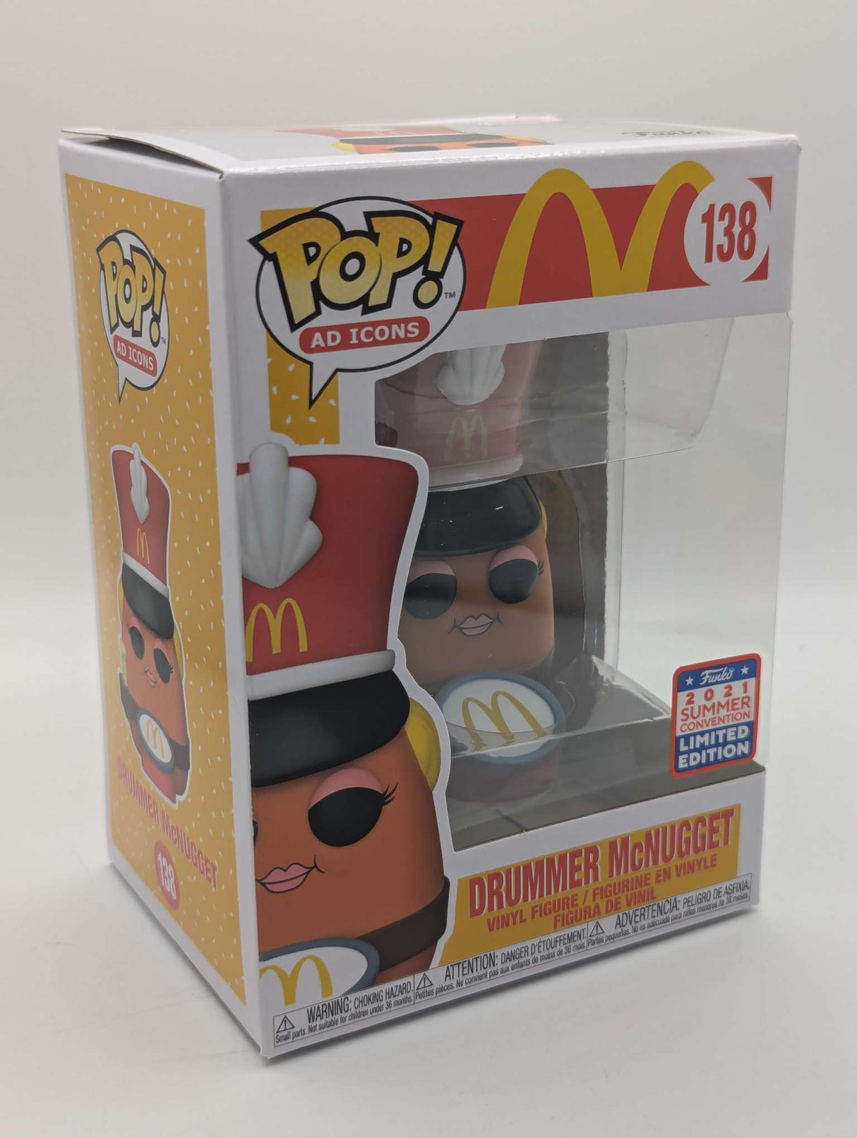 Damaged Box | Drummer McNugget | McDonalds | Funko Pop Ad Icons  #138