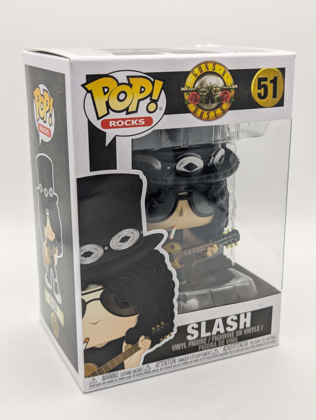 Damaged Box  | Slash | Guns N Roses | Funko Pop Rocks #51