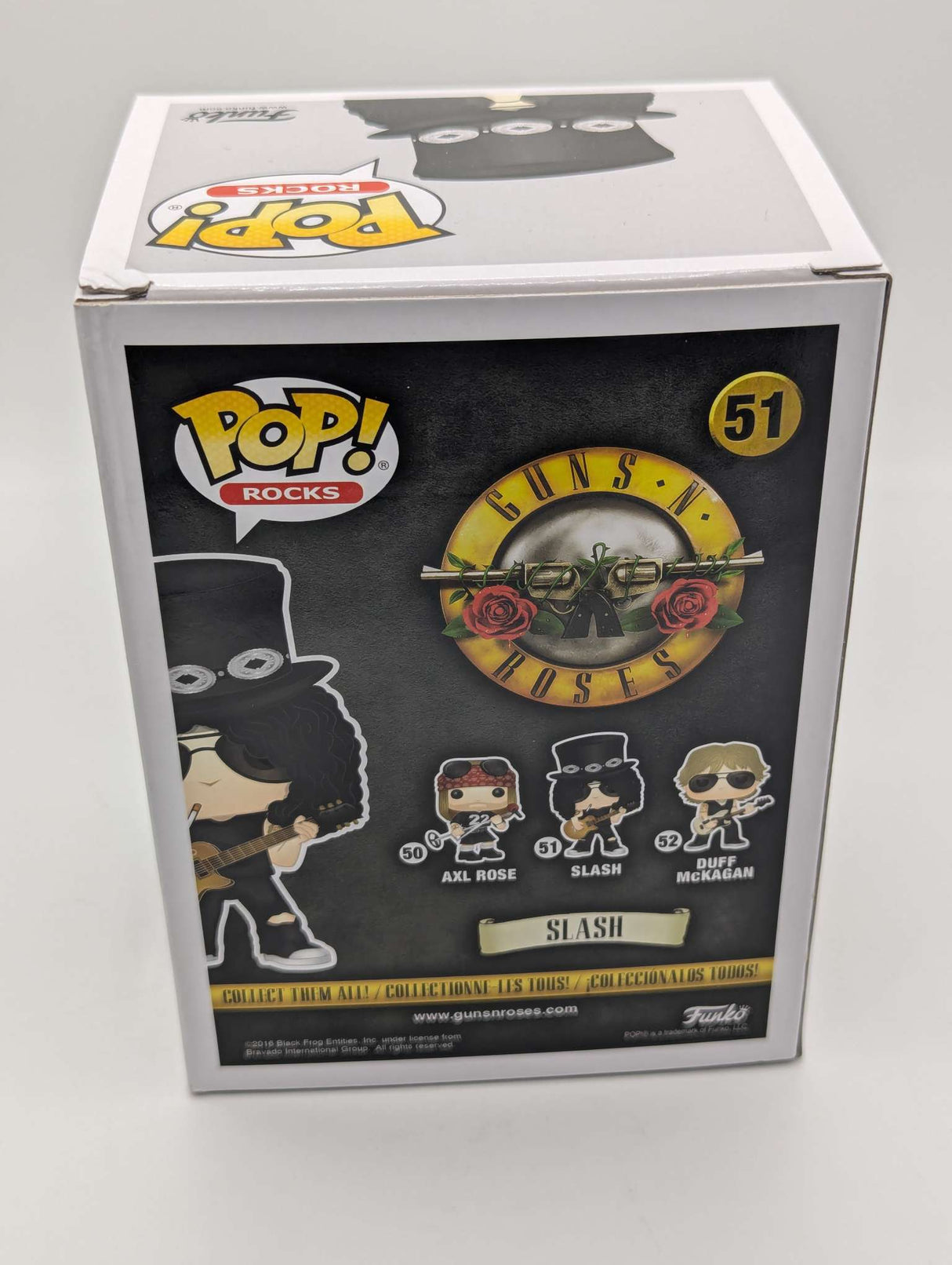 Damaged Box  | Slash | Guns N Roses | Funko Pop Rocks #51