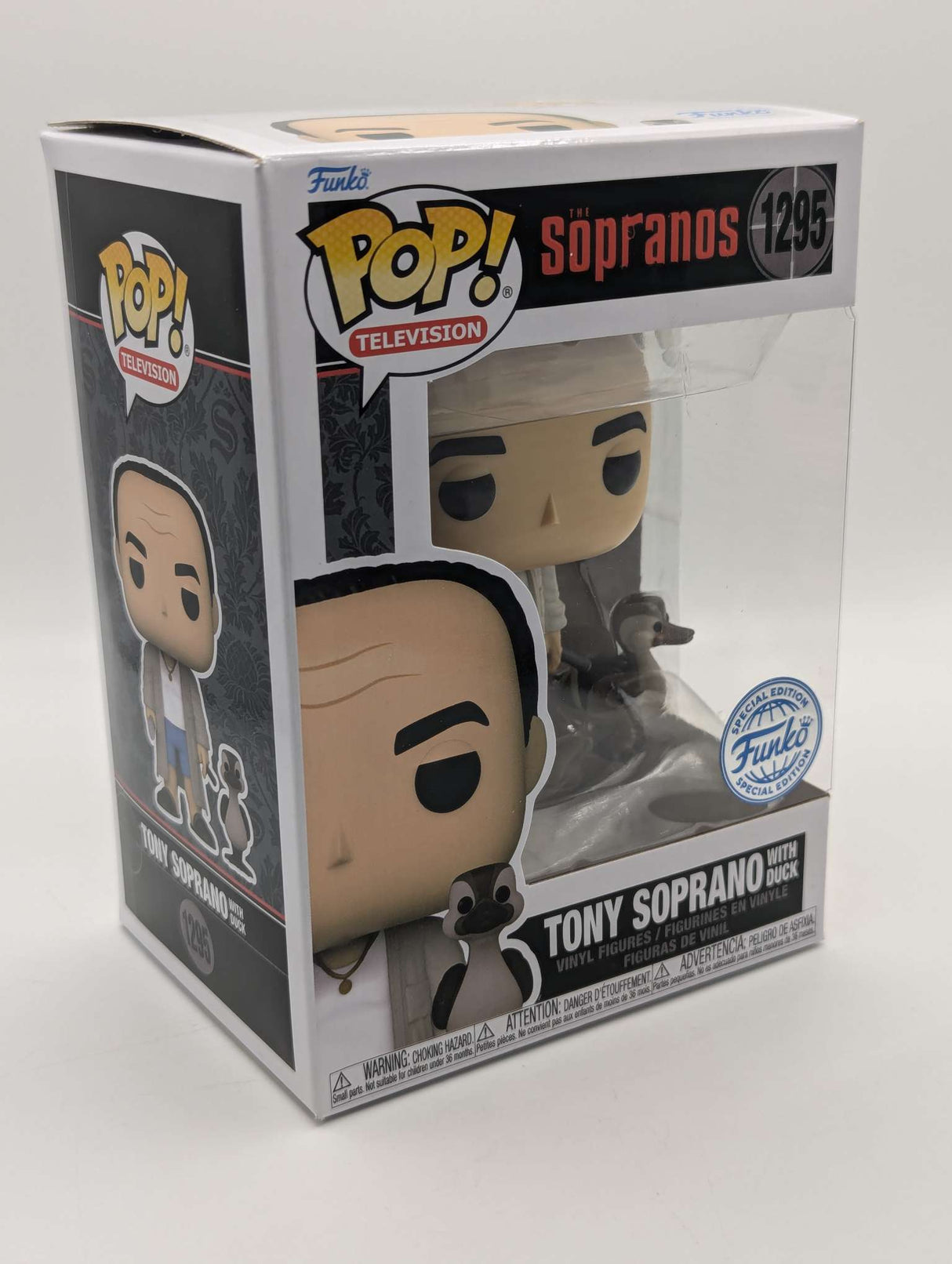 Damaged Box | Tony Soprano with Duck | The Sopranos | Funko Pop Television #1295