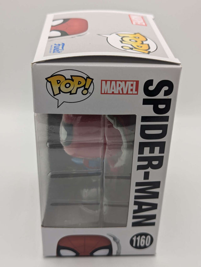 Damaged Box |  Spider-Man (Swinging) | No Way Home | Funko Pop Marvel #1160 Metallic