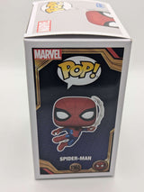 Damaged Box |  Spider-Man (Swinging) | No Way Home | Funko Pop Marvel #1160 Metallic