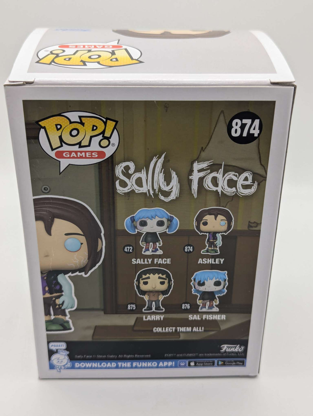 Damaged Box | Ashley | Sally Face | Funko Pop Games #874