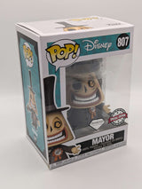 Damaged Box | Mayor (Diamond Glitter Exclusive) | Nightmare Before Christmas | Funko Pop Disney #807