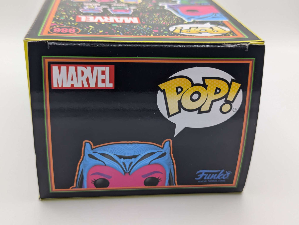 Damaged Box | Scarlet Witch (Blacklight) | WandaVision | Funko Pop Marvel #986