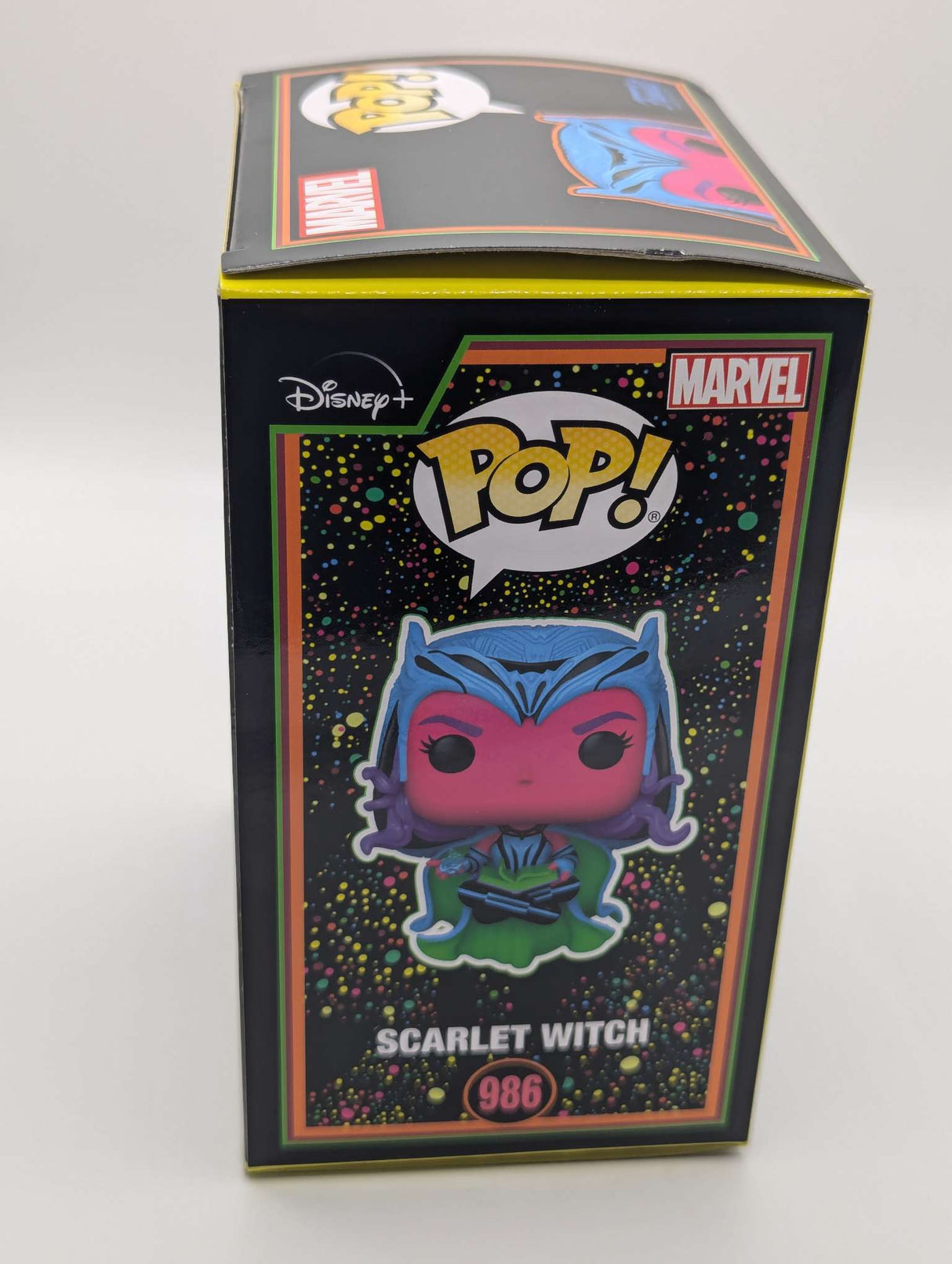 Damaged Box | Scarlet Witch (Blacklight) | WandaVision | Funko Pop Marvel #986