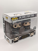 Damaged Box | Jon Snow & Bran Stark | Game of Thrones | Funko Pop 2 Pack