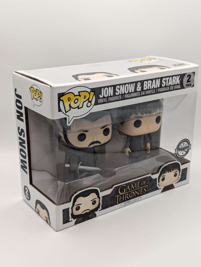 Damaged Box | Jon Snow & Bran Stark | Game of Thrones | Funko Pop 2 Pack