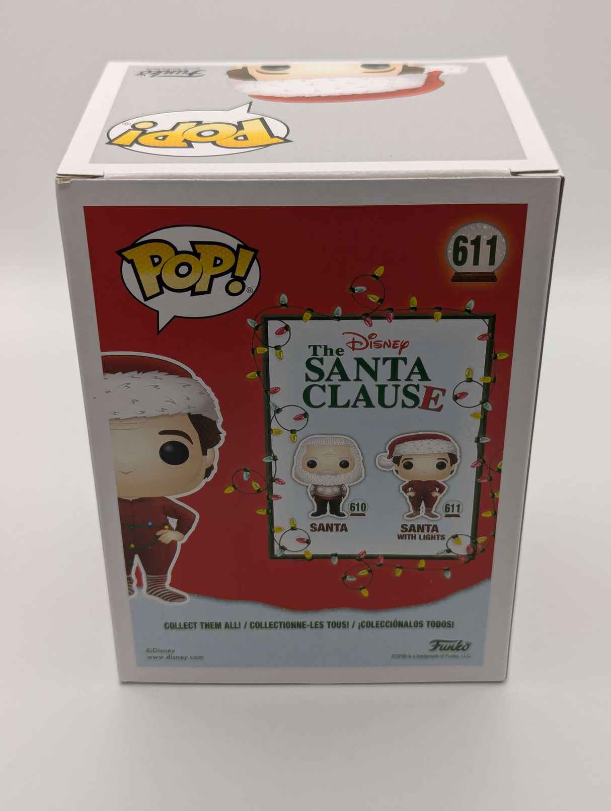 Damaged Box | Santa with Lights | The Santa Clause | Funko Disney Christmas #611