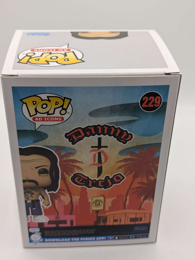 Damaged Box | Danny Trejo | Funko Pop Ad Icons #229