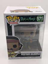 Damaged Box | Resistance Goldenfold | Rick and Morty | Funko Pop Animation #571