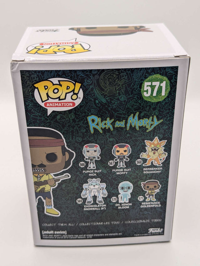 Damaged Box | Resistance Goldenfold | Rick and Morty | Funko Pop Animation #571