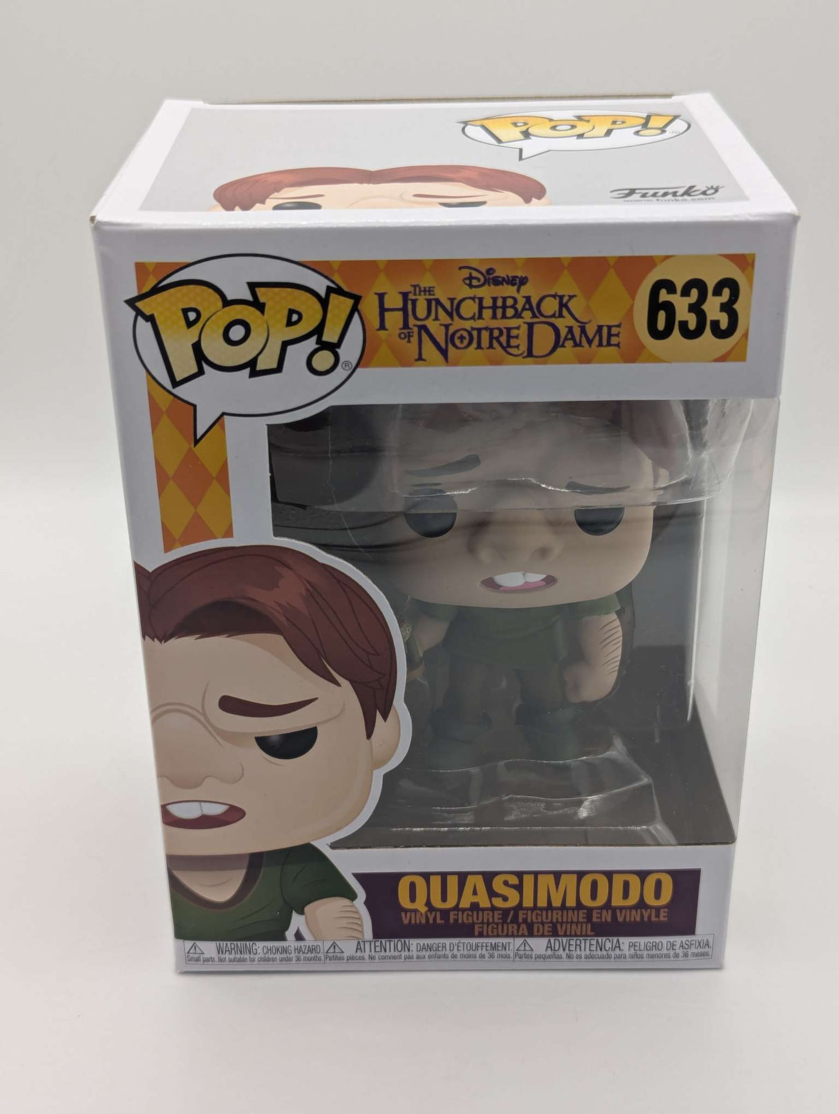 Damaged Box | Quasimodo | Disney Hunchback of Notre Dame | Funko Pop #633