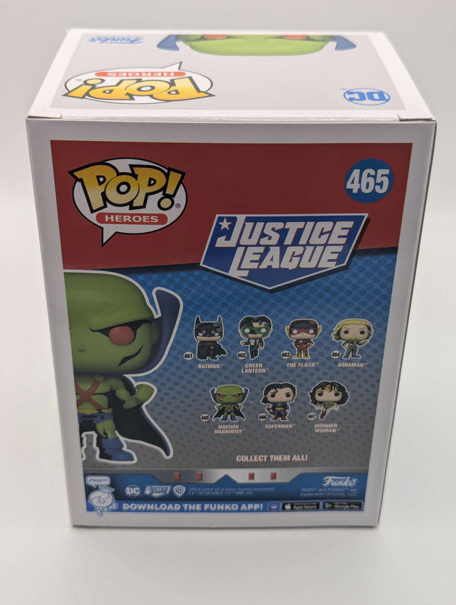 Damaged Box |  Martian Manhunter  | Justice League | Funko Pop Heroes | #465