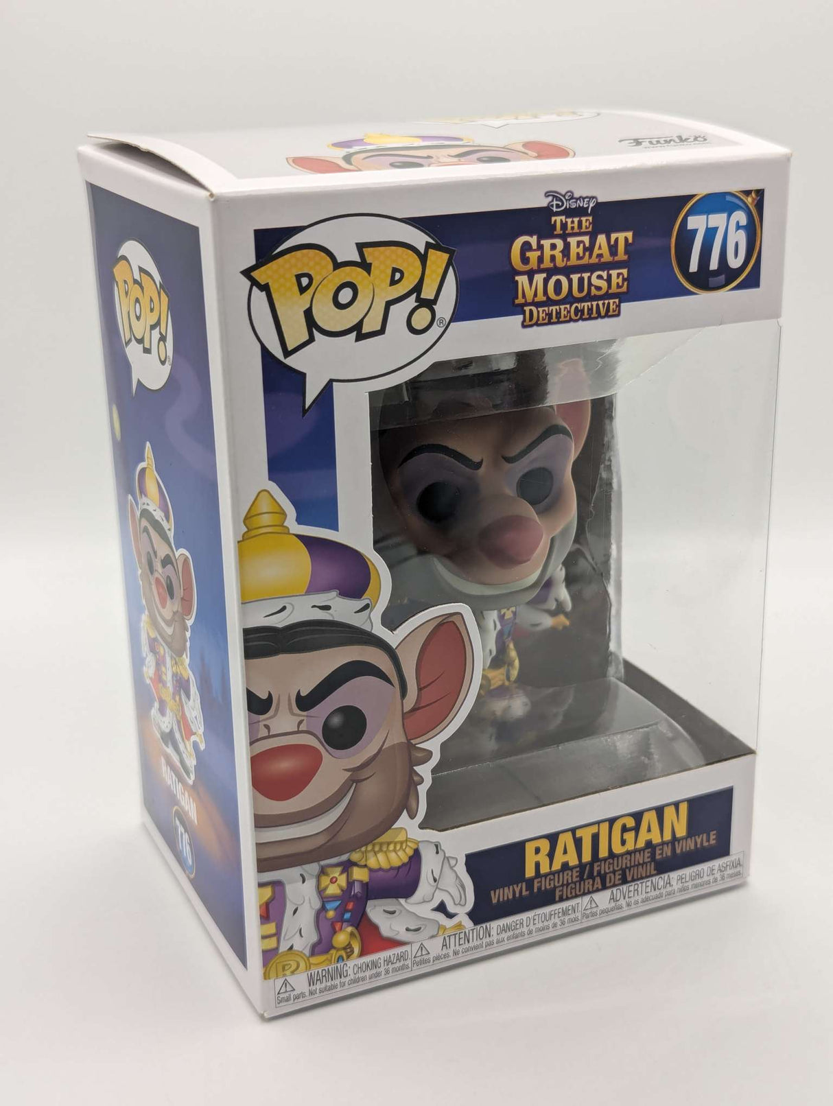 Damaged Box | Ratigan | The Great Mouse Detective | Funko Pop Disney #776