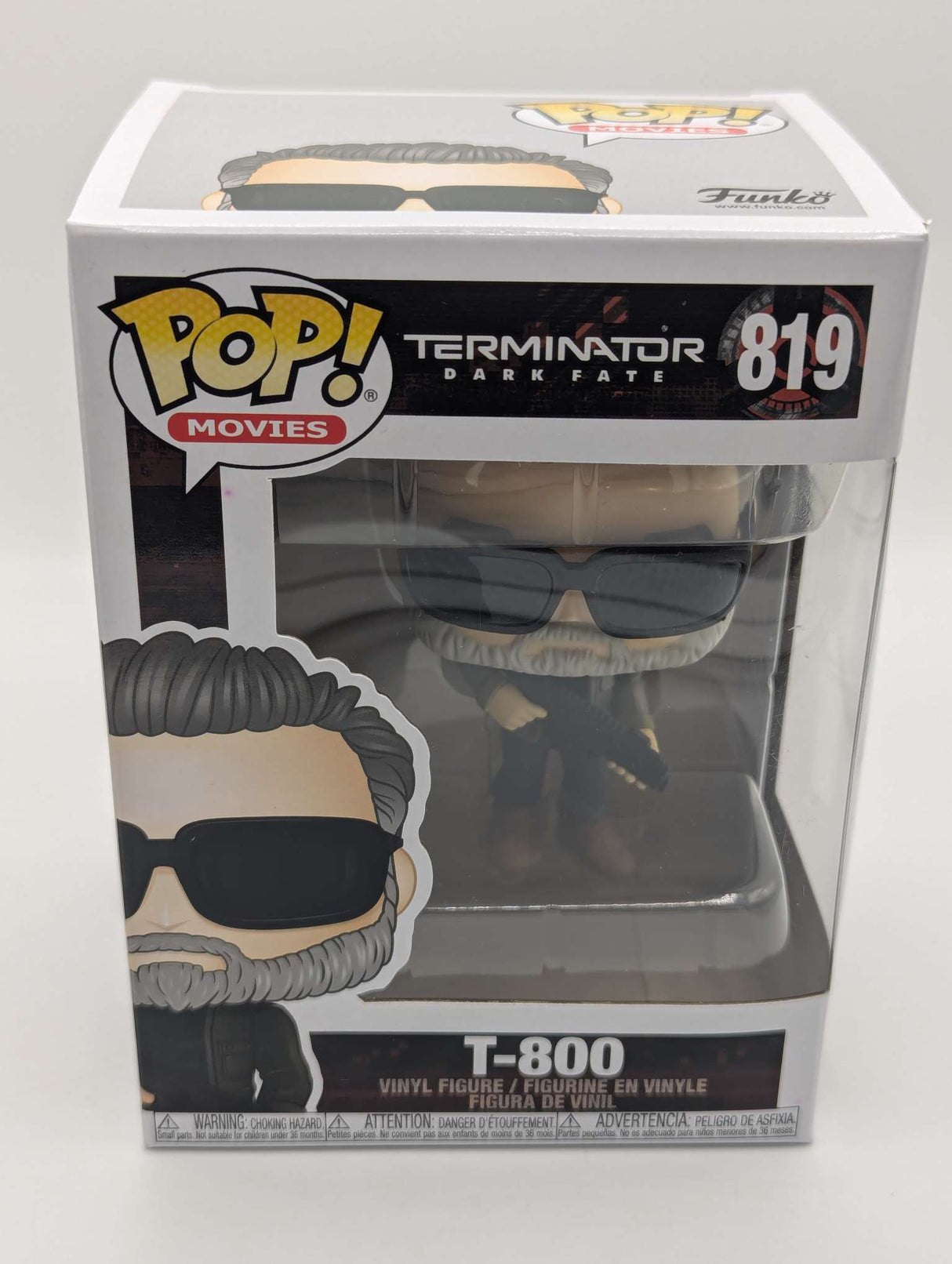 Damaged Box | T-800 | Terminator Dark Fate | Funko Pop Movies #819