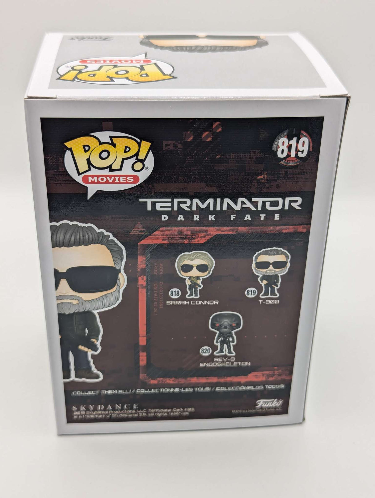 Damaged Box | T-800 | Terminator Dark Fate | Funko Pop Movies #819