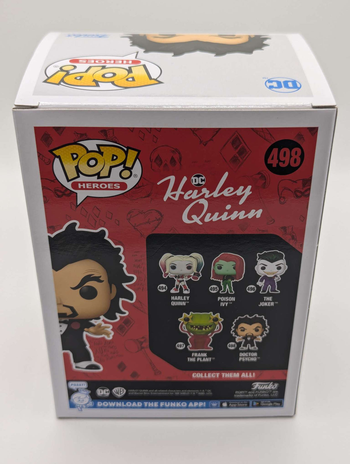 Damaged Box | Doctor Psycho | DC Harley Quinn | Funko Pop Heroes #498