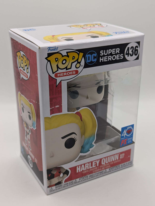 Damaged Box | Harley Quinn with Belt | Funko Pop DC Super Heroes  #436