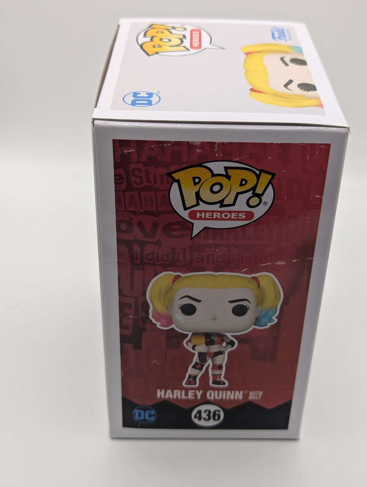 Damaged Box | Harley Quinn with Belt | Funko Pop DC Super Heroes  #436