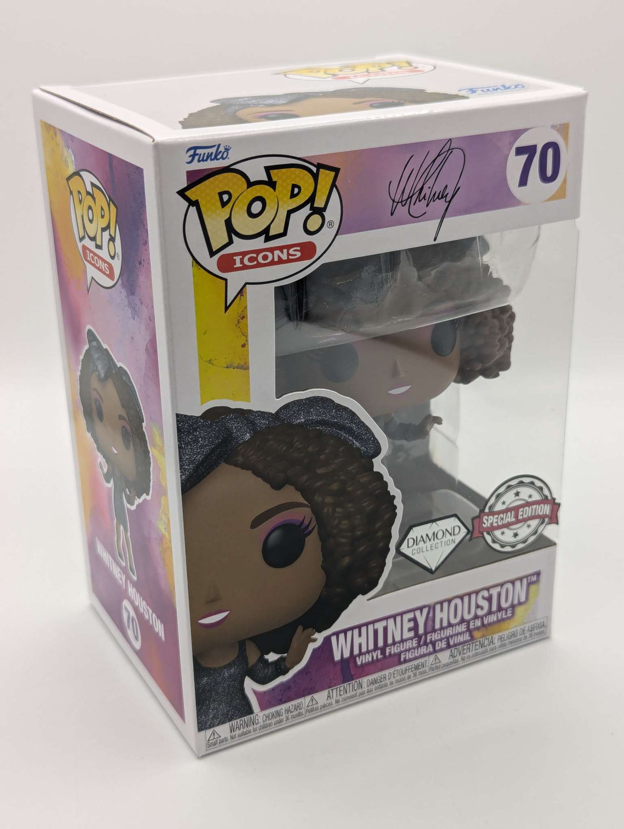 Damaged Box | Whitney Houston | Funko Pop Rocks  #70 | Diamond