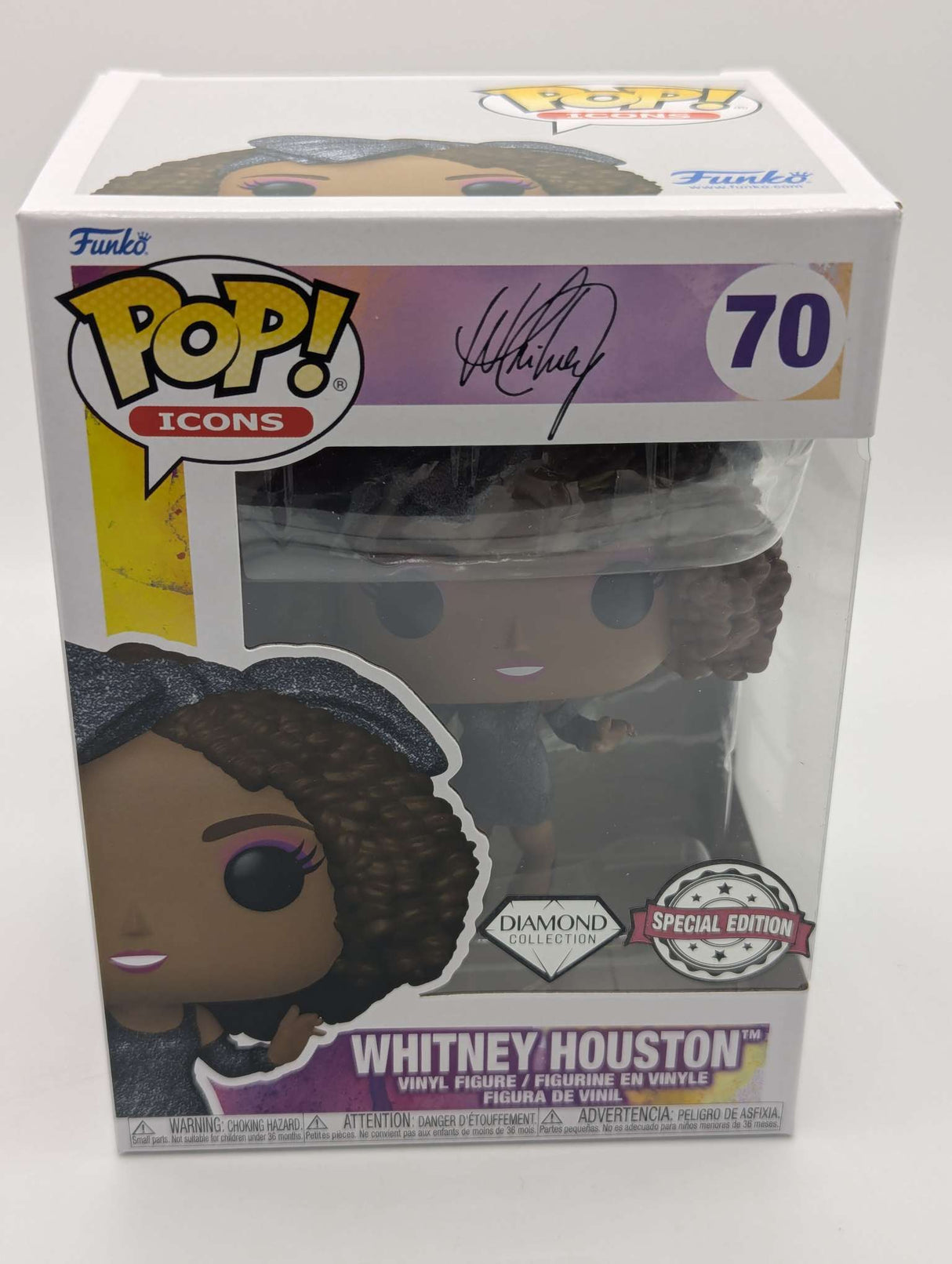 Damaged Box | Whitney Houston | Funko Pop Rocks  #70 | Diamond