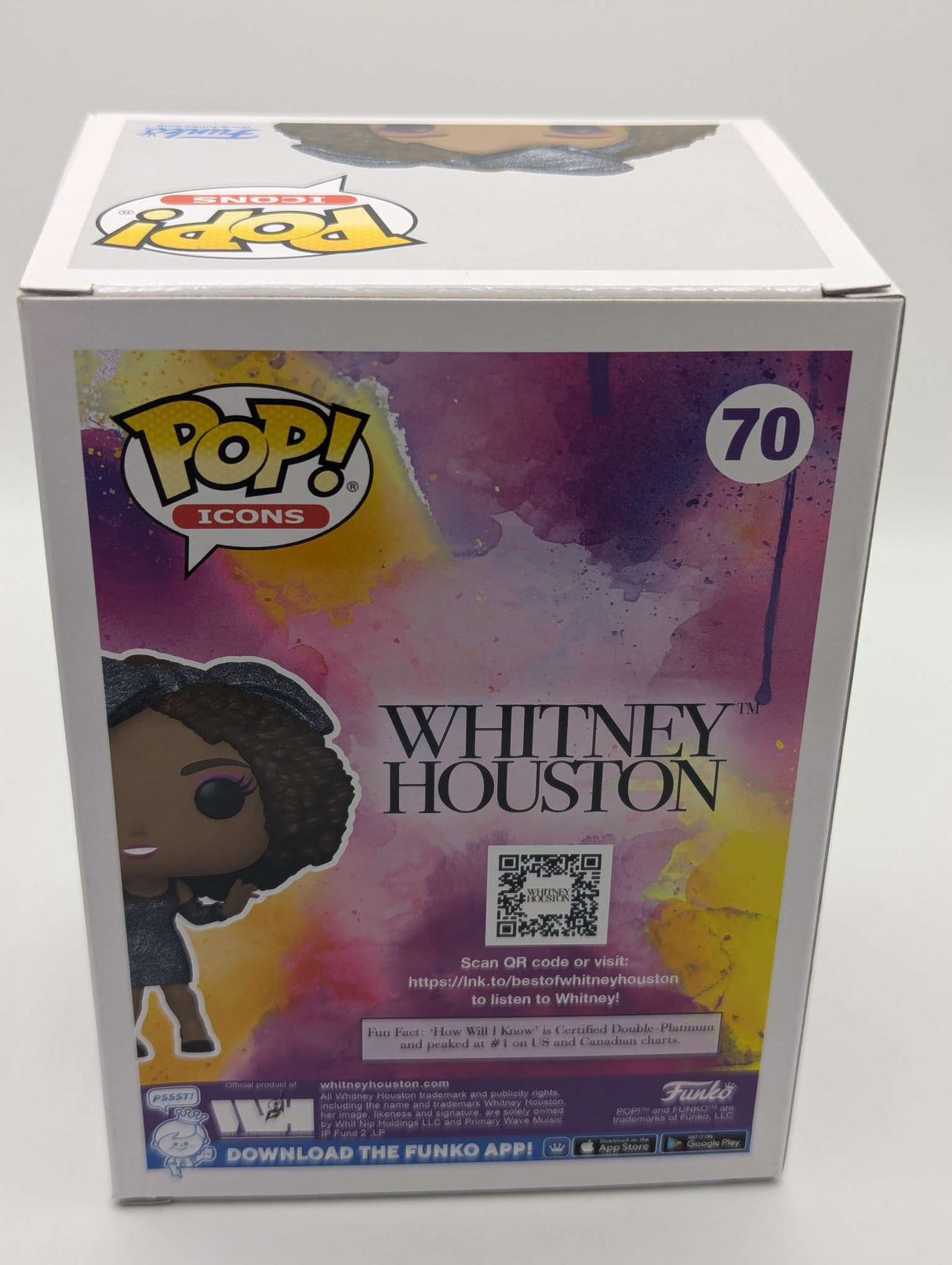 Damaged Box | Whitney Houston | Funko Pop Rocks  #70 | Diamond