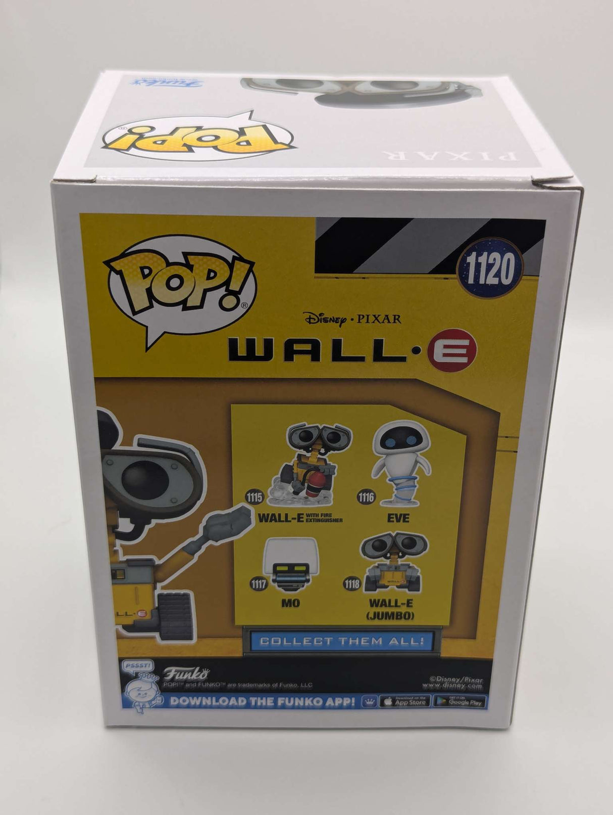 Damaged Box | Wall-E with Hubcab | Wall-E | Funko Pop Disney Pixar #1120