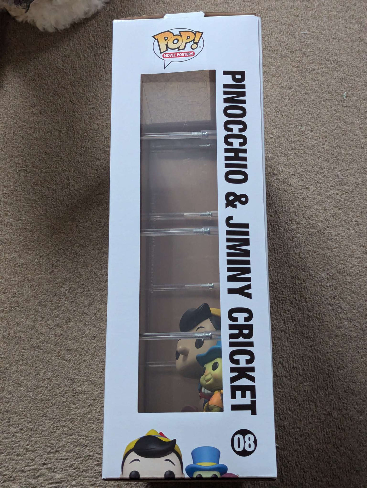 Damaged Box | Disney Pinocchio and Jiminy Cricket | Funko Pop Movie Posters #08