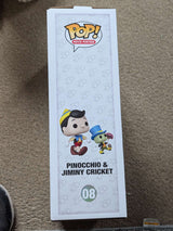 Damaged Box | Disney Pinocchio and Jiminy Cricket | Funko Pop Movie Posters #08