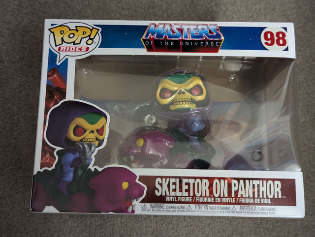 Damaged Box | Funko Pop Rides | Masters of the Universe | Skeletor on Panthor #98