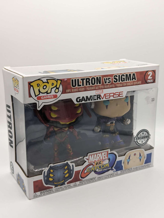 Damaged Box | Funko Games | Marvel vs Capcom Infinite | Ultron vs Sigma 2 Player | 2 Pack