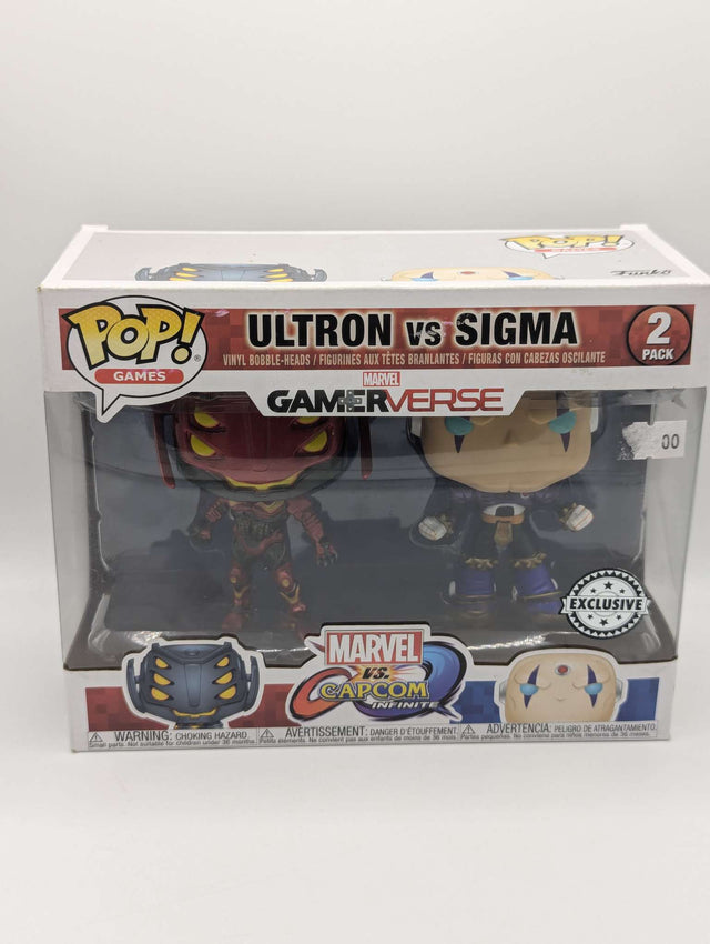 Damaged Box | Funko Games | Marvel vs Capcom Infinite | Ultron vs Sigma 2 Player | 2 Pack